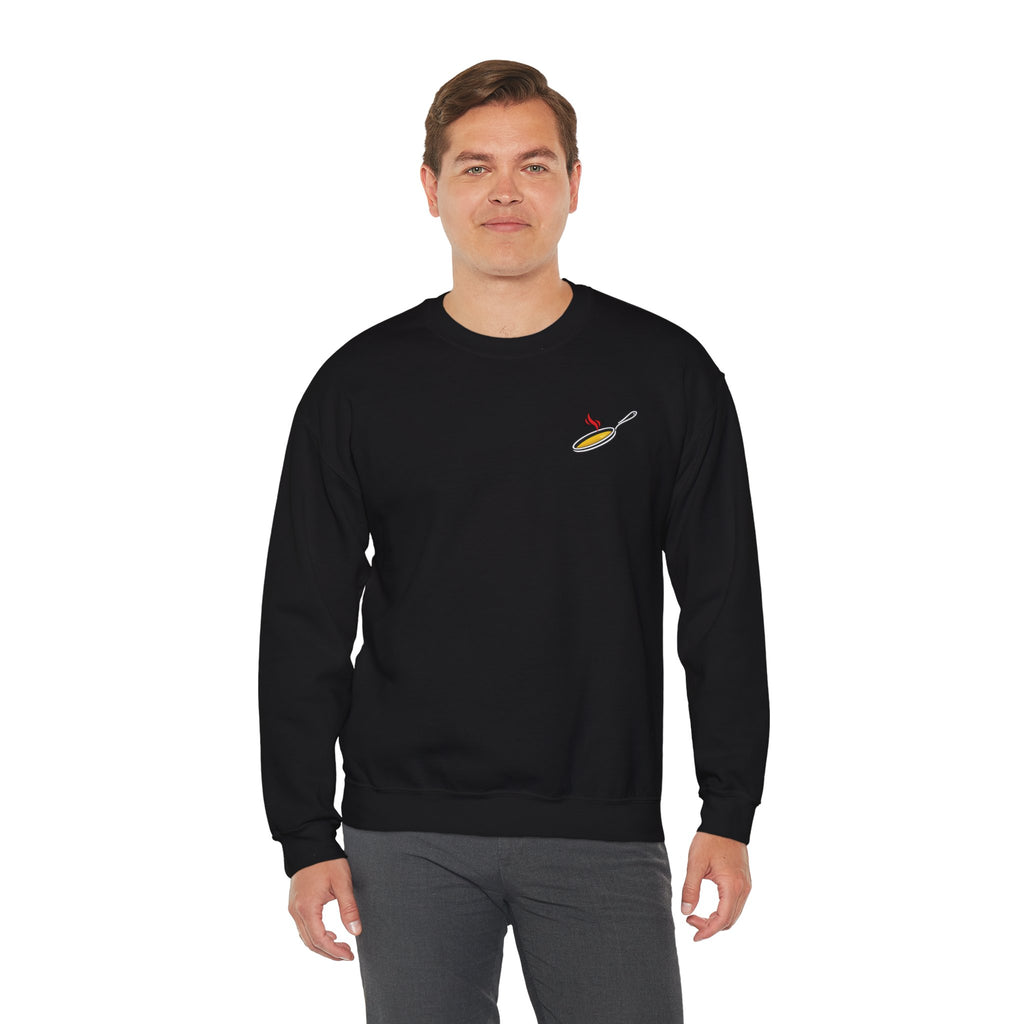 Tava Bistro Crewneck Sweatshirt — Park Slope Mediterranean Restaurant Logo