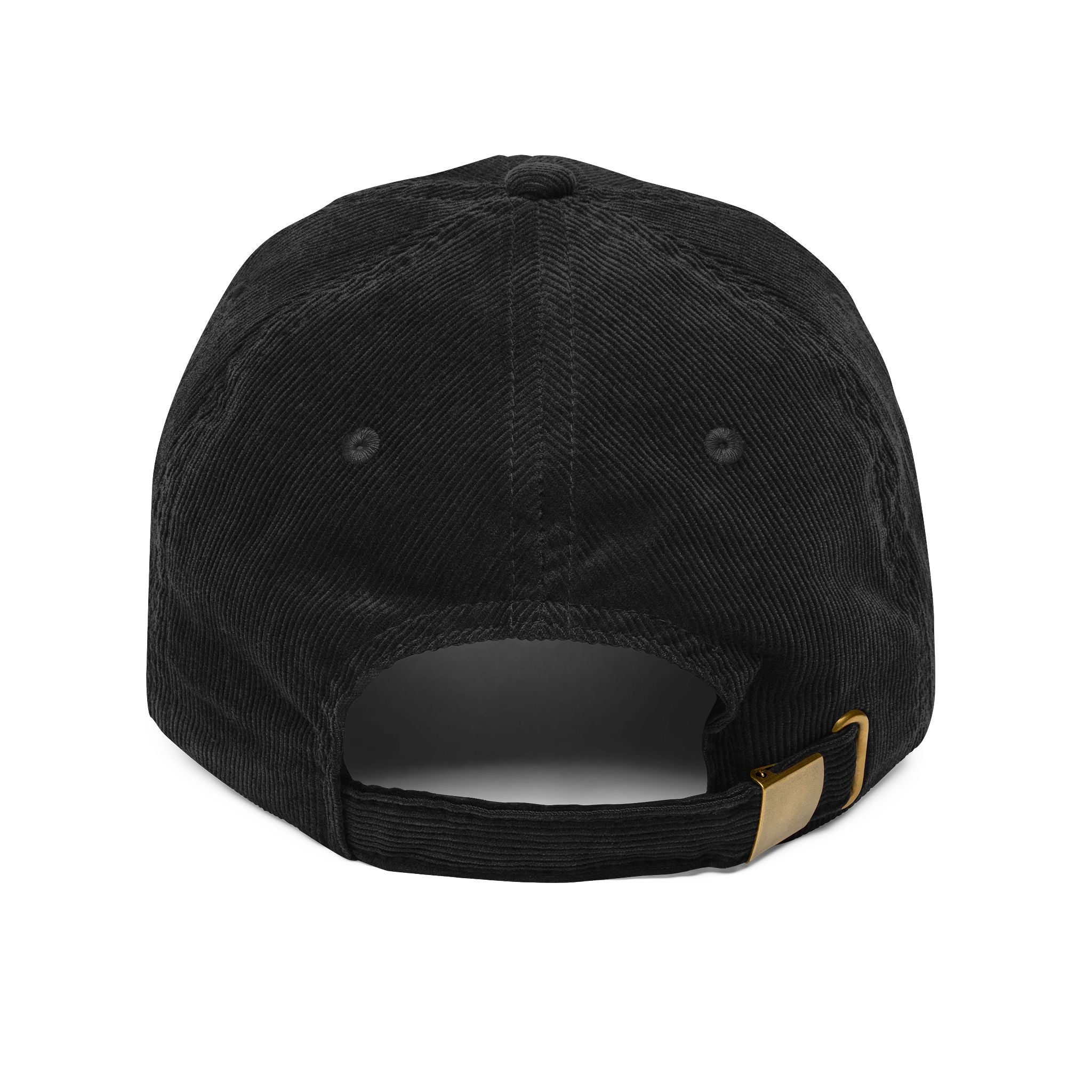 Vintage Corduroy Embroidered Cap — Rustic Tava Logo Dad Hat