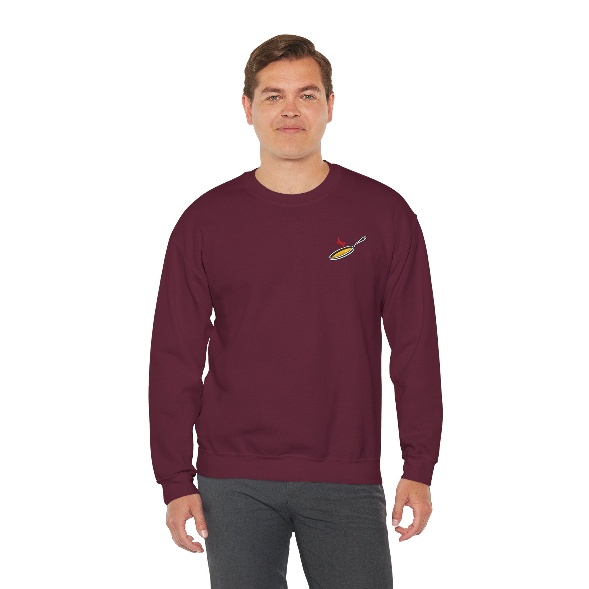 Tava Bistro Crewneck Sweatshirt — Park Slope Mediterranean Restaurant Logo