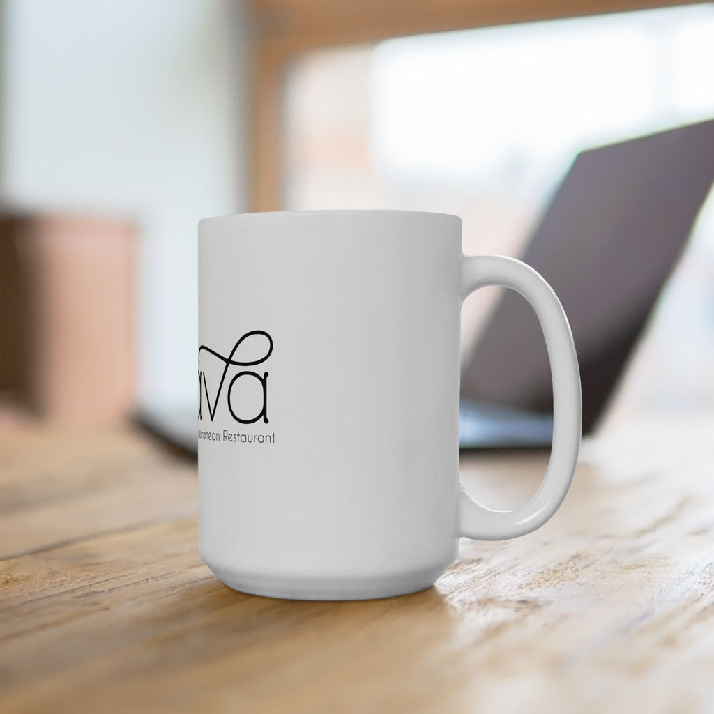 Turkish Tava Logo Ceramic Mug (11oz & 15oz) — Mediterranean Restaurant Coffee Cup