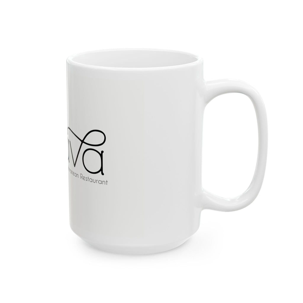 Turkish Tava Logo Ceramic Mug (11oz & 15oz) — Mediterranean Restaurant Coffee Cup
