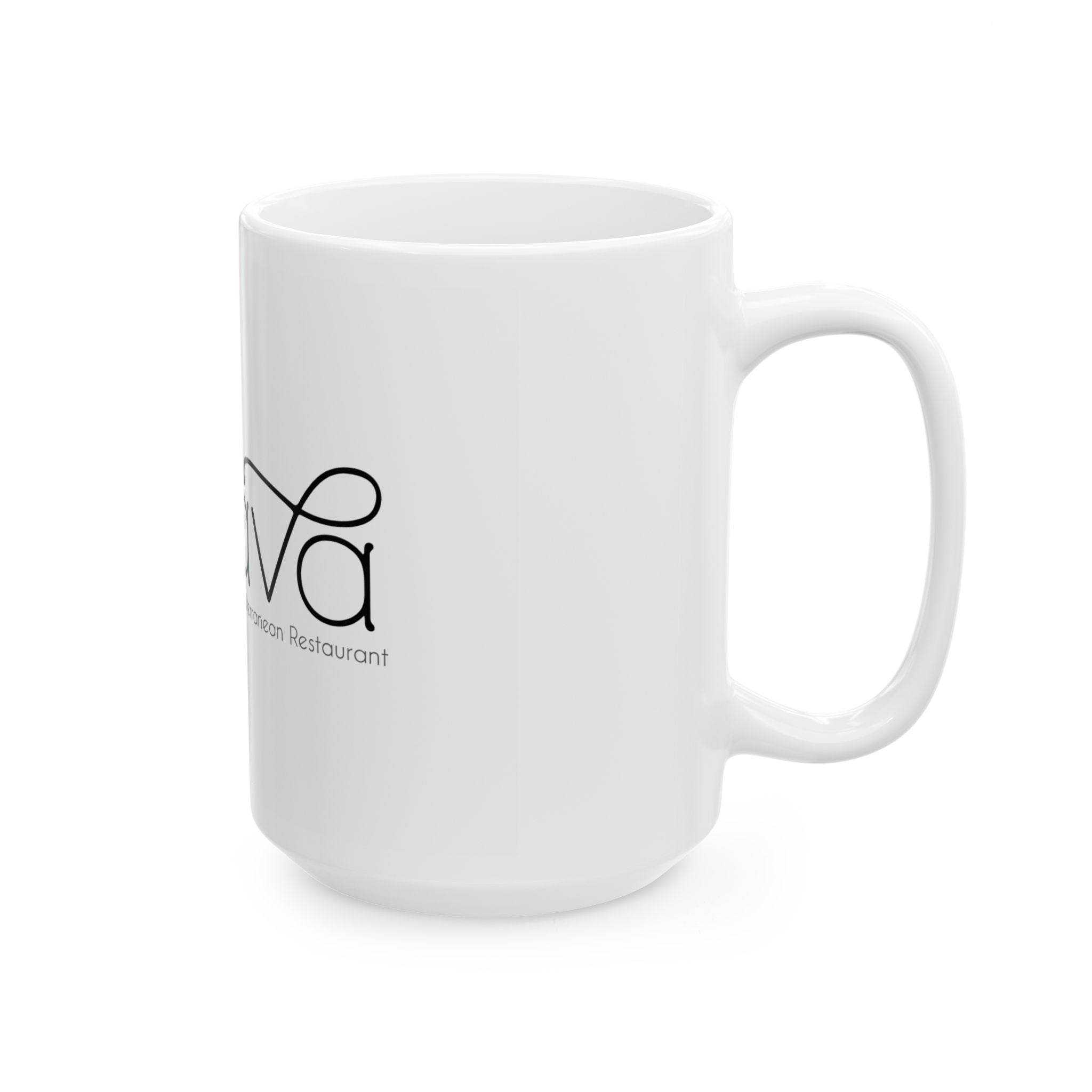 Turkish Tava Logo Ceramic Mug (11oz & 15oz) — Mediterranean Restaurant Coffee Cup