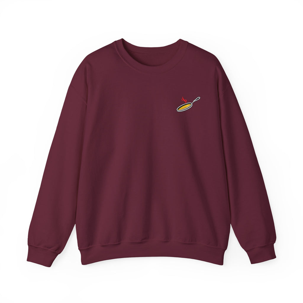 Tava Bistro Crewneck Sweatshirt — Park Slope Mediterranean Restaurant Logo