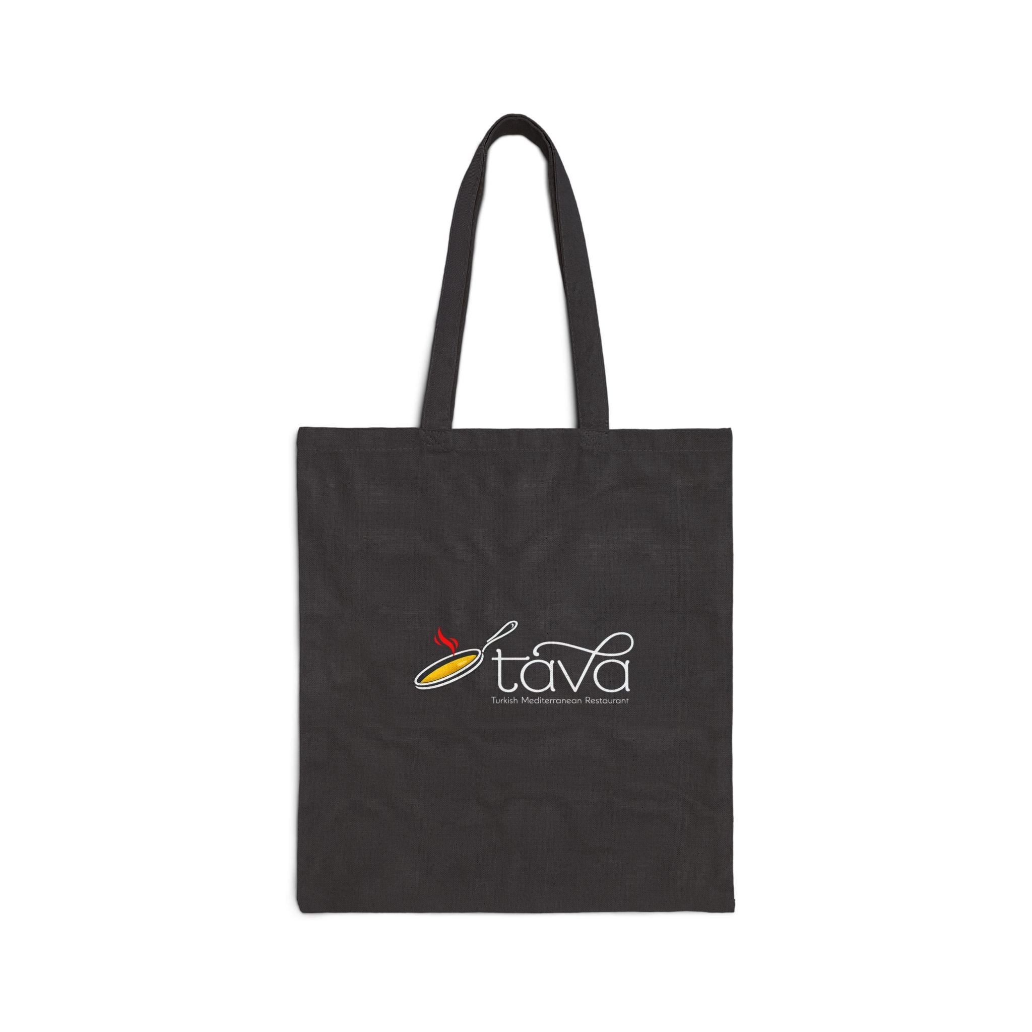 Canvas Tote Bag — Tava Logo Eco Grocery & Market Tote